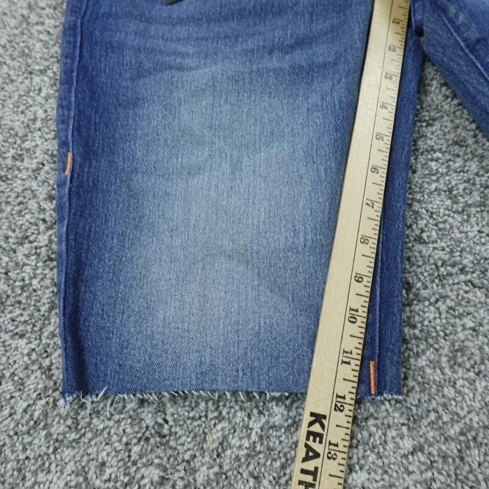 NEW True Religion Shorts Mens 30 Dark Blue Denim Jean Jorts Rocco Relaxed Skinny